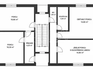 Prodej bytu 3+kk, Jílové u Prahy, 83 m2