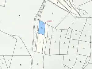 Dražba louky, Hovězí, 1222 m2
