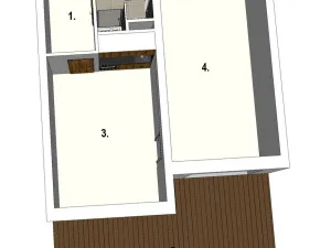 Pronájem bytu 2+kk, Brno - Horní Heršpice, Rajhradská, 49 m2