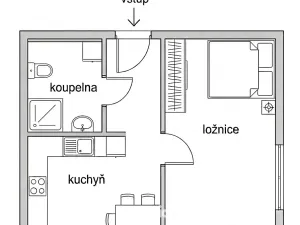 Prodej bytu 1+1, Kladno, Kordačova, 32 m2