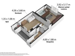 Prodej bytu 1+1, Ústí nad Labem, Alešova, 52 m2
