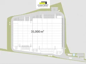 Pronájem výrobních prostor, Měnín, 5000 m2