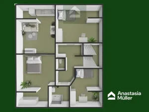 Pronájem bytu 4+kk, Plzeň - Božkov, Vřesinská, 102 m2