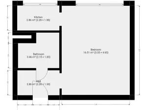 Pronájem bytu 1+1, Praha, Novodvorská, 28 m2