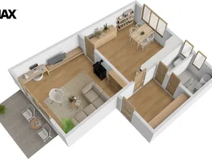 Prodej bytu 1+1, Hronov, Husova, 50 m2