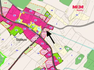 Prodej pozemku pro bydlení, Slavonice - Stálkov, 1609 m2