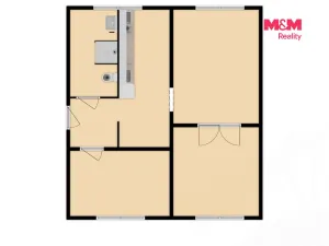 Prodej bytu 3+1, Klášterec nad Ohří, Školní, 66 m2