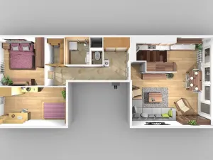 Pronájem bytu 3+kk, Praha - Stodůlky, Fantova, 70 m2