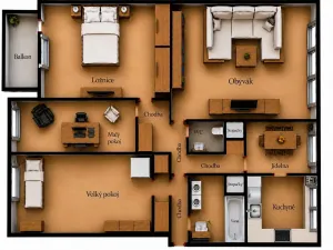 Prodej bytu 4+1, Uherské Hradiště, 85 m2