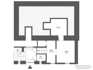 Prodej vícegeneračního domu, Praha, V Podbabě, 90 m2
