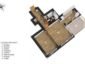 Pronájem bytu 2+1, Nové Město nad Metují, T. G. Masaryka, 52 m2