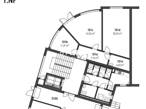 Pronájem kanceláře, Brno - Černovice, Klíčova, 143 m2
