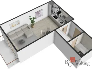 Pronájem bytu 1+kk, Jihlava, Halasova, 43 m2