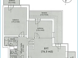 Prodej bytu 3+kk, Jesenice, Cedrová, 95 m2