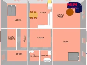 Prodej bytu 3+1, Jaroměř - Pražské Předměstí, Husova, 124 m2