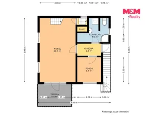 Prodej chaty, Oslnovice, 76 m2
