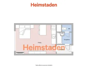 Pronájem bytu 1+kk, Frýdek-Místek - Frýdek, K Hájku, 27 m2