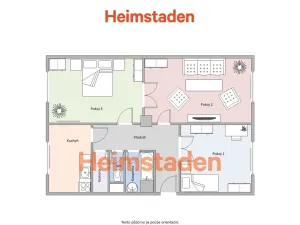 Pronájem bytu 3+1, Frýdek-Místek - Frýdek, Třanovského, 74 m2