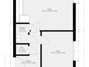 Pronájem bytu 2+kk, Brno - Slatina, Kobylnická, 34 m2