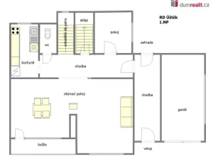 Pronájem rodinného domu, Úštěk - Úštěk-Českolipské Předměstí, Vilová čtvrť, 167 m2