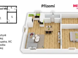 Prodej rodinného domu, Rychnov nad Kněžnou, Svobody, 140 m2