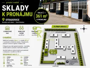Pronájem výrobních prostor, Skorkov - Otradovice, 391 m2