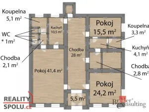 Prodej ubytování, Kovářská, nám. J. Švermy, 520 m2