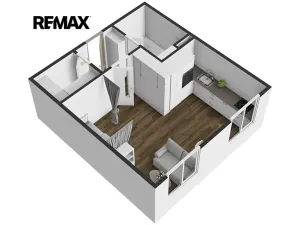 Pronájem bytu 1+kk, Klecany, V Honech, 30 m2