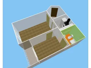 Pronájem bytu 2+kk, Praha - Střešovice, Za Hládkovem, 40 m2