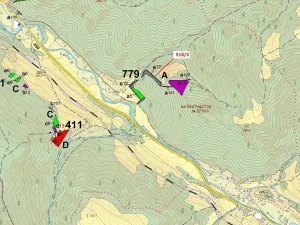 Dražba lesa, Malé Březno, 2232 m2