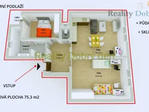 Prodej bytu 3+kk, Opava, Mírová, 75 m2