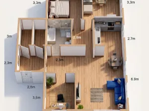 Prodej rodinného domu, Krásná, 105 m2