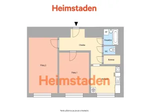 Pronájem bytu 2+1, Havířov - Město, Fibichova, 56 m2