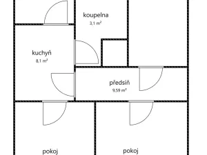 Prodej bytu 3+1, Praha - Libeň, Heydukova, 80 m2