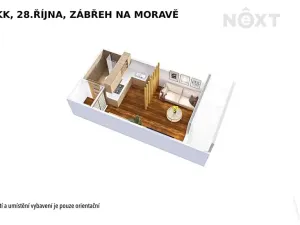 Prodej bytu 1+kk, Zábřeh, 28. října, 19 m2