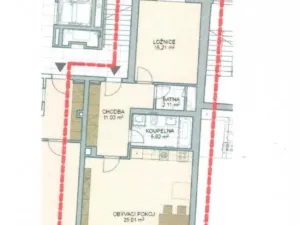 Pronájem bytu 2+kk, Praha - Vršovice, Donská, 70 m2
