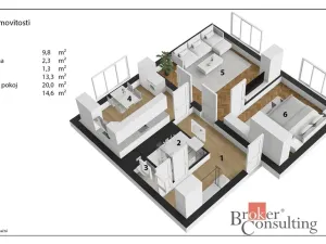 Pronájem bytu 2+1, Pardubice - Zelené Předměstí, Železničního pluku, 61 m2