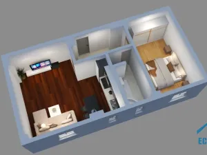 Prodej bytu 2+kk, Praha - Vršovice, Vladivostocká, 53 m2