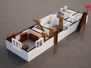Prodej rodinného domu, Bechlín, 62 m2