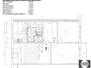 Prodej bytu 2+1, Brno, Vondrákova, 52 m2