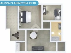 Prodej bytu 3+kk, Via Silio Italico,Villa Rosa,, 45 m2