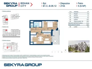 Prodej bytu 2+kk, Praha - Karlín, Sokolova, 51 m2