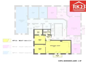Prodej bytu 3+kk, Mariánské Lázně, Lesní, 89 m2
