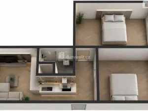 Prodej bytu 2+1, Sokolov, Mánesova, 60 m2