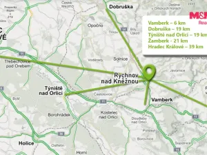Pronájem bytu 2+1, Rychnov nad Kněžnou, Jiráskova, 47 m2