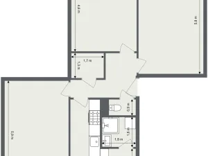 Prodej bytu 3+1, Liberec - Liberec XIV-Ruprechtice, Na Pískovně, 80 m2