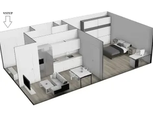 Prodej bytu 2+kk, Letovice, Komenského, 50 m2