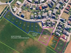 Prodej pozemku pro bydlení, Hrušovany u Brna, Pod Střediskem, 608 m2