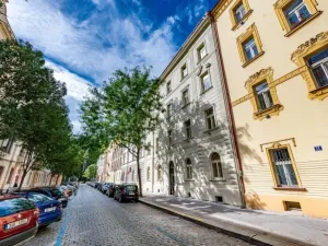 Pronájem bytu 1+kk, Praha - Karlín, Březinova, 38 m2