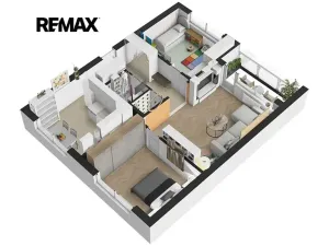 Pronájem bytu 3+1, Cvikov, Sídliště, 73 m2